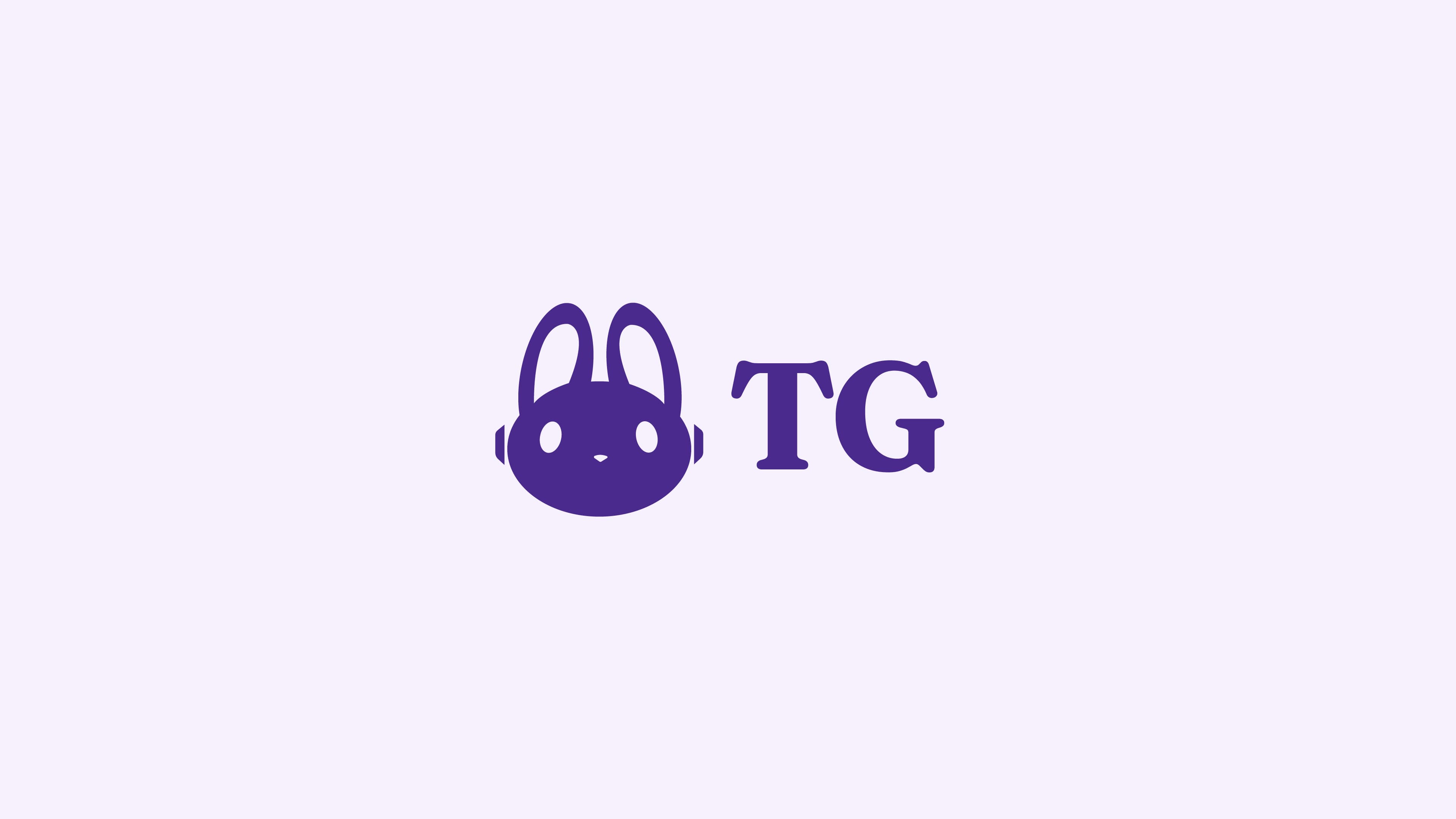 Abreviação da Tech Girls em negativo branco